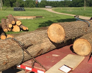 Log, lumber and wood product recycling and repurposing services from Montgomery Sawmill located in Montgomery, Minnesota.